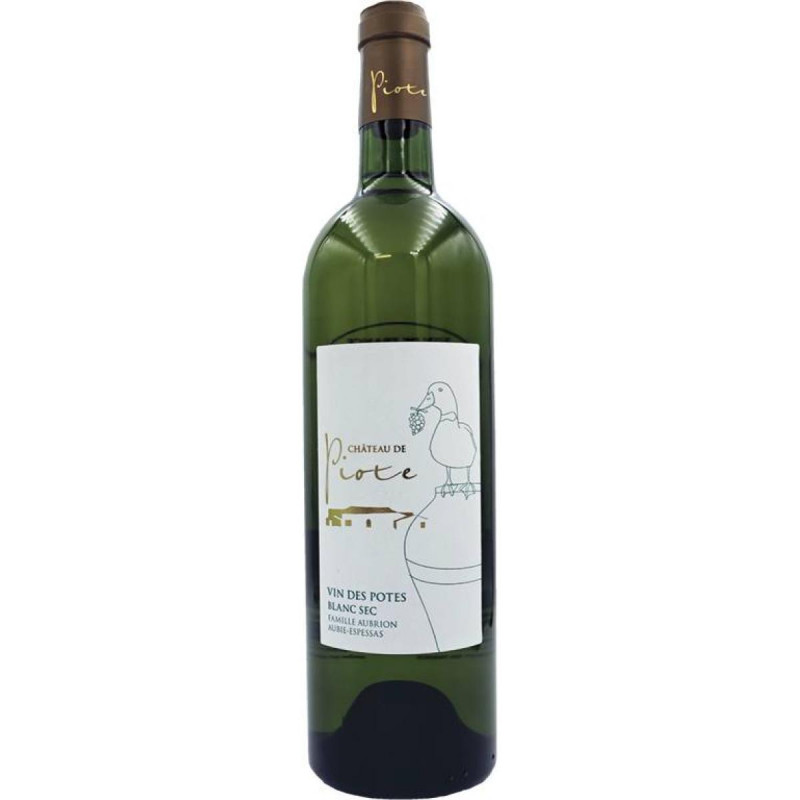 Vin des potes blanc - Vin de France - Château de Piote - Bio Vin des potes blanc - Vin de France - Château de Piote - Bio