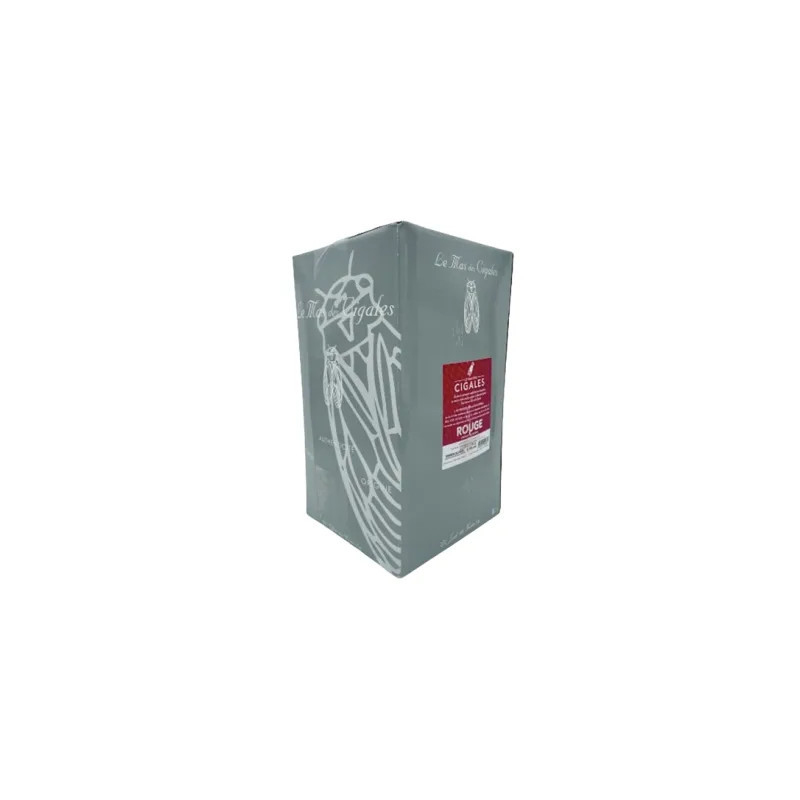 Le Mas des cigales 5L bib rouge Le Mas des cigales 5L bib rouge