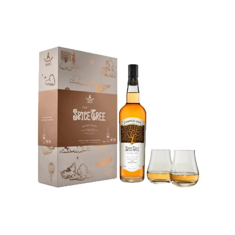 The Spice Tree coffret + 2 verres