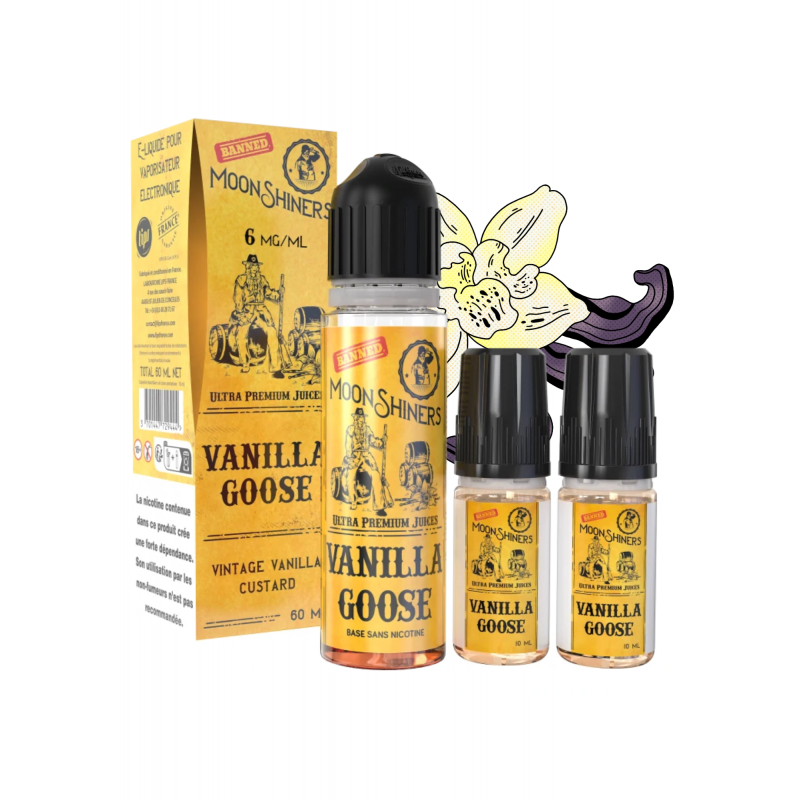 Vanilla Goose- 50ml-6mg Moonshiners Vanilla Goose- 50ml-6mg Moonshiners